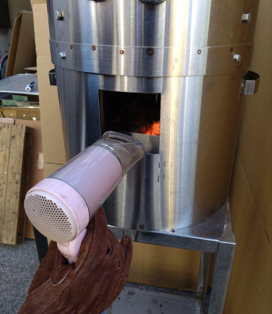 台数限定 値下げ「炭火」焼き芋 丸釜 網付き 軽トラ さつまいも 農家 MG1