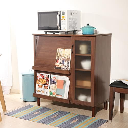 ホワイト 食器棚 ガラス扉 収納 綾野 Ayano 120cm 高さ217cm