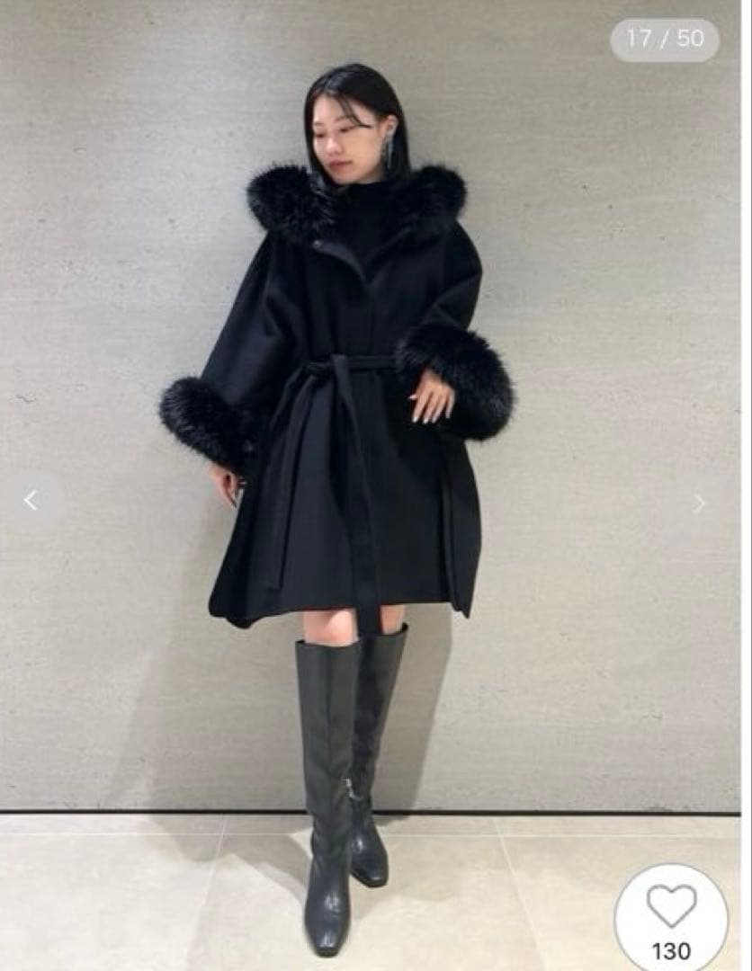 セルフォード♡ファーポンチョコート