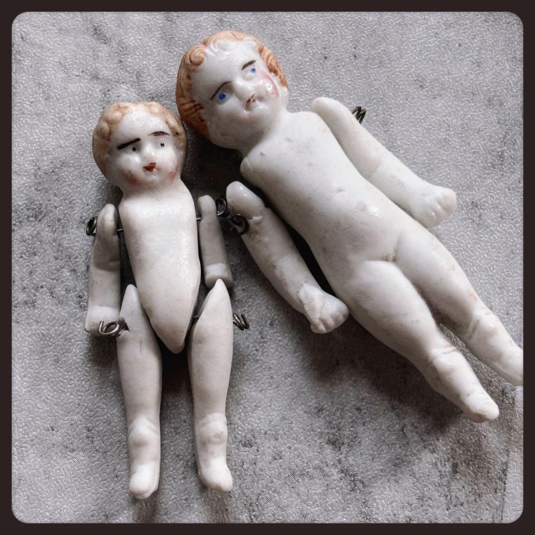 アンティーク　 ジャンクドロワーセット　ビスクドール　etc