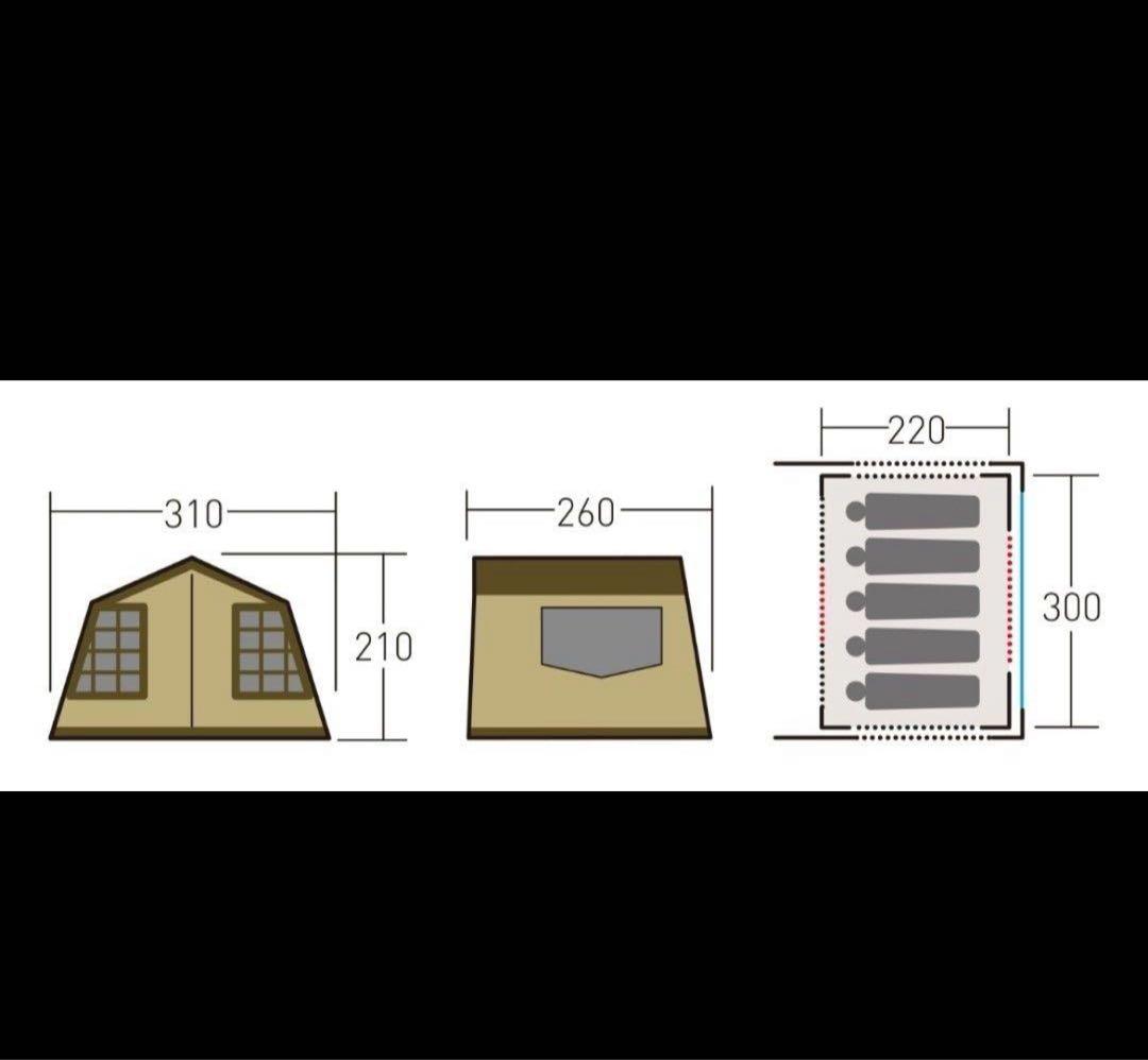 良品　OGAWA 小川テントロッジ オーナーロッジ　R52 type52R