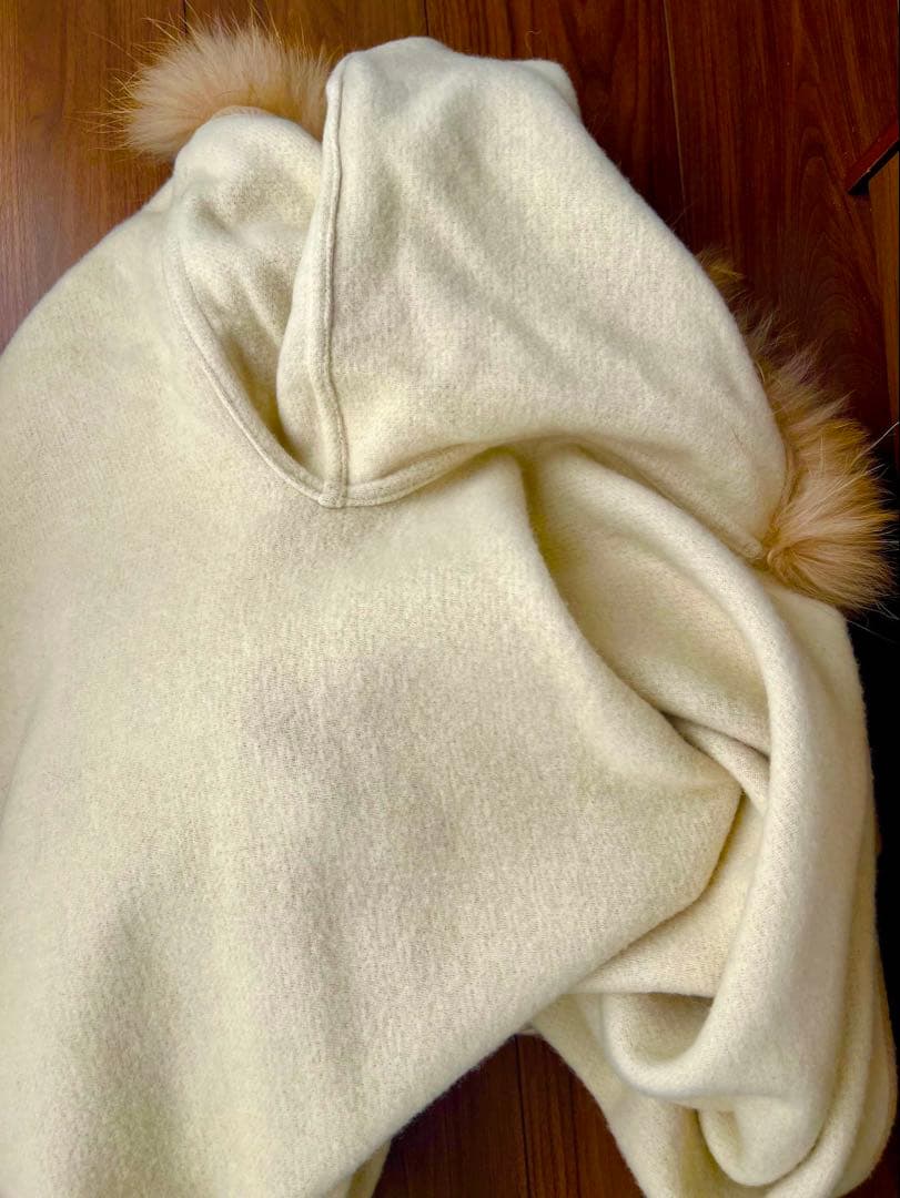 グレースコンチネンタル　ポンチョ　ファーポンチョ　リバーシブル