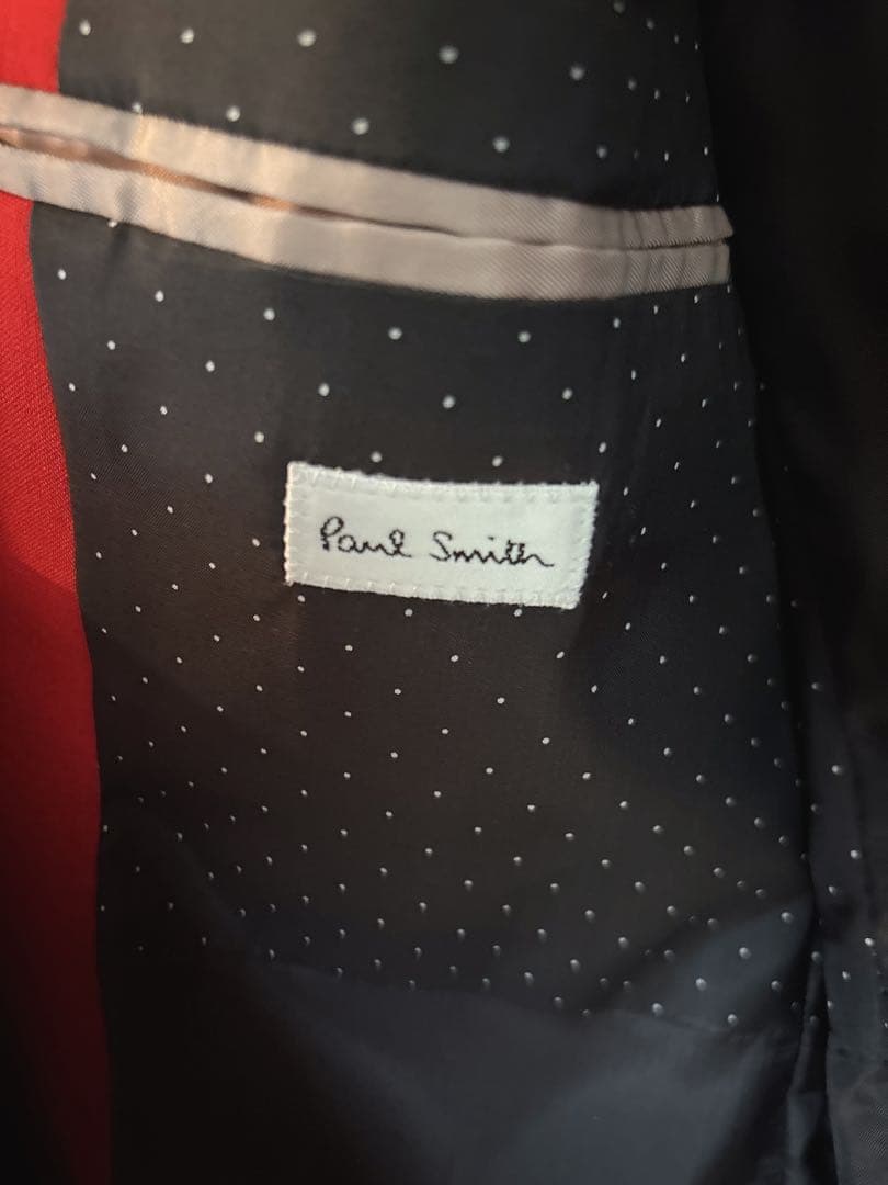 Paul Smith テーラードジャケット レッド　Lサイズ