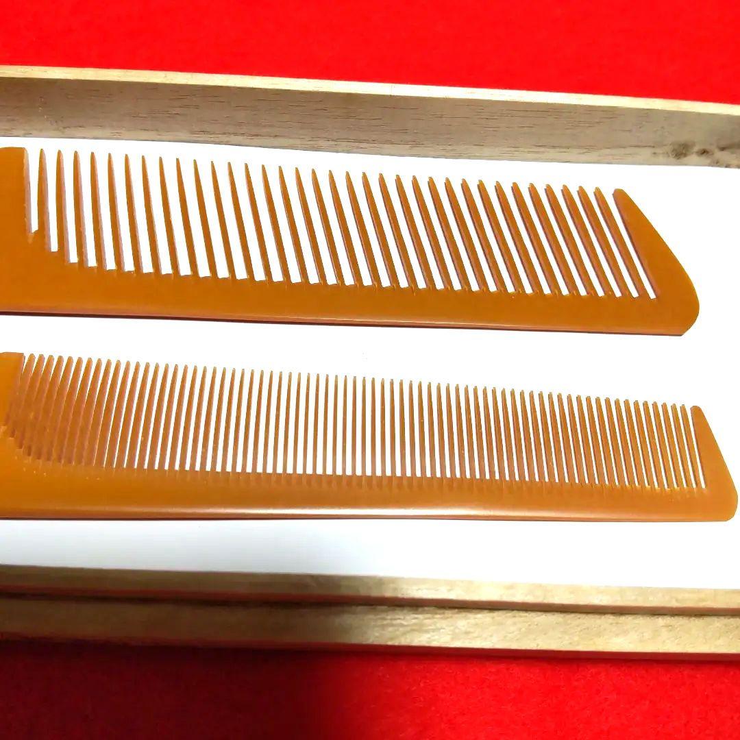 理容美容櫛　ベークライト　フェノールコーム２本組