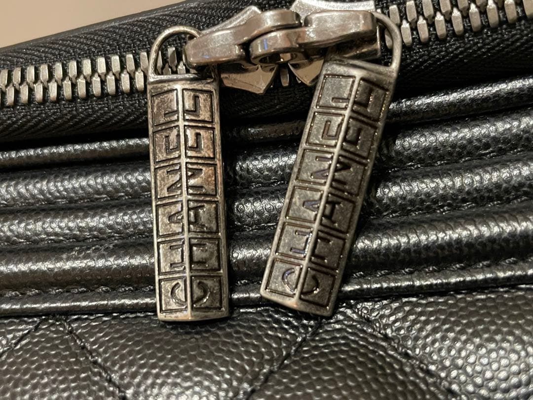 シャネル キャリーバッグ スーツケース マトラッセ キャビアスキン