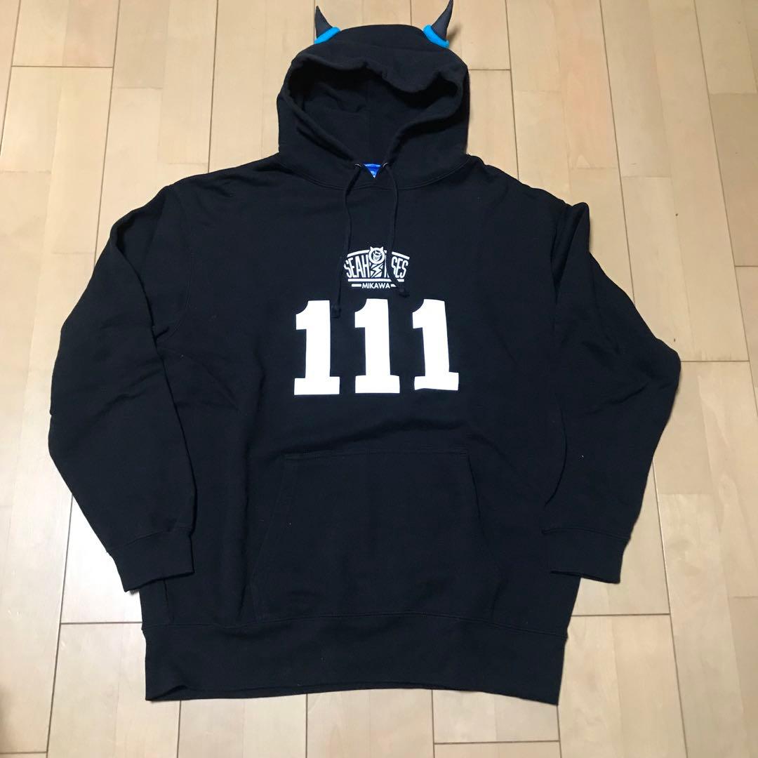 新品 Bリーグシーホース三河 タツヲになりきりパーカー B.LEAGUE タツヲ