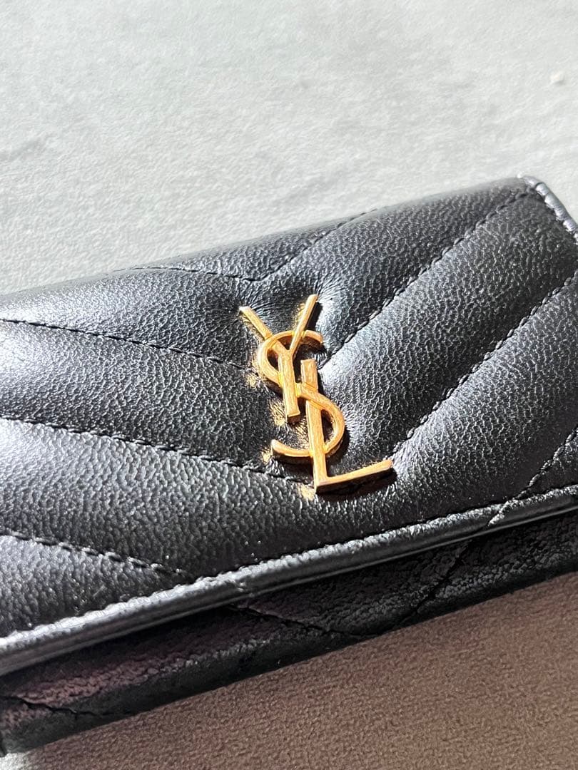 SAINT LAURENT キーケース ブラック