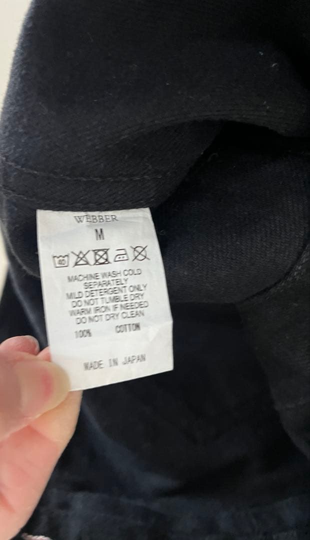 webber デニムジャケット　ブラック 黒