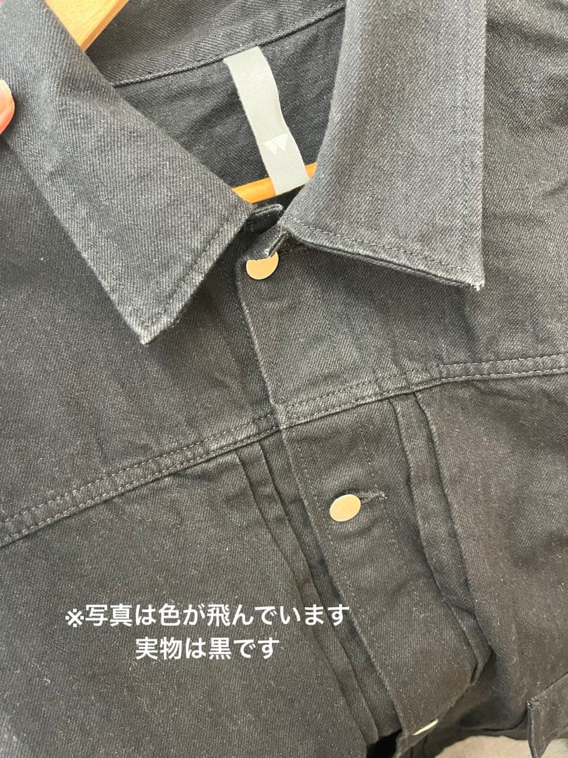 webber デニムジャケット　ブラック 黒