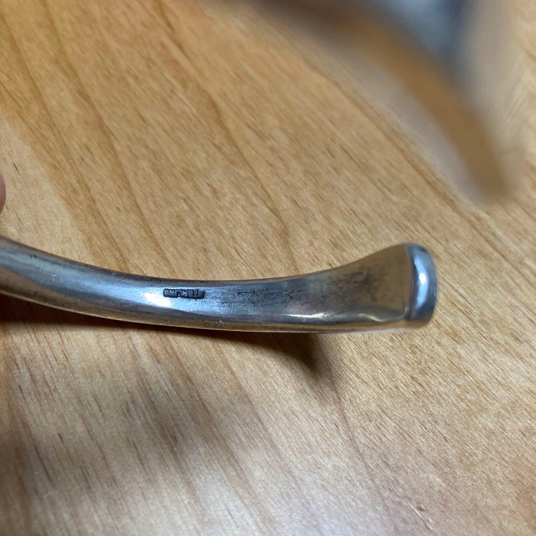 シルバー 925 オープンバングル インディアンジュエリー ヴィンテージ