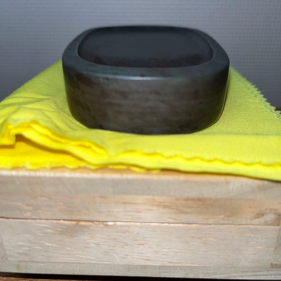 ⭕️赤間紫金石　赤間硯　下井百合昭　昭竜山　新品美品　小判型　手間かかる　女性好み