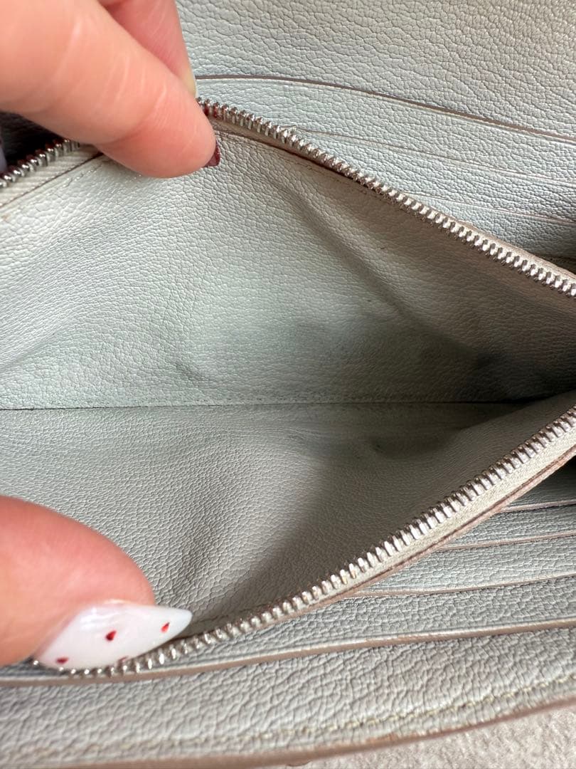 エルメス　ケリーウォレット　グレー系