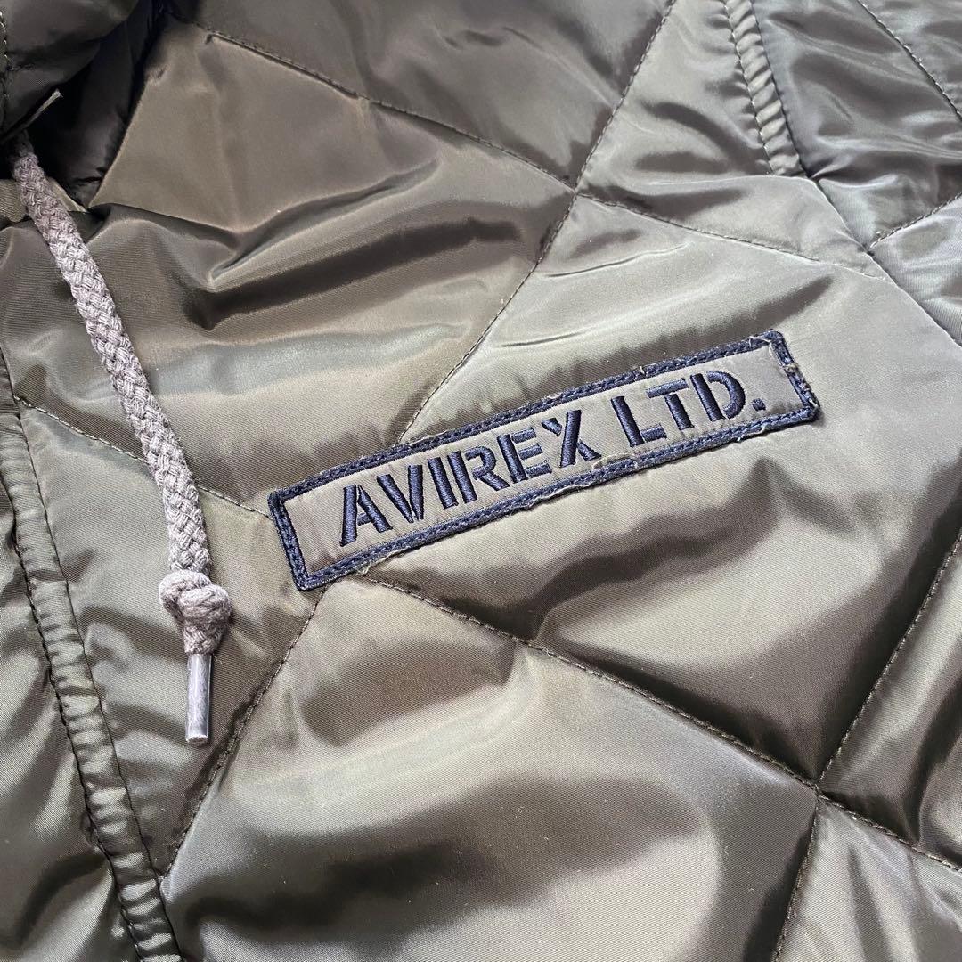 AVIREX USA ダイヤキルティングジャケット　MA-1 フライトジャケット
