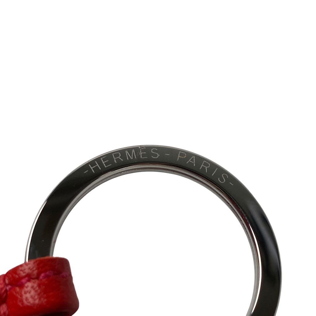 未使用 エルメス HERMES カルメン チャーム キーホルダー U刻印.