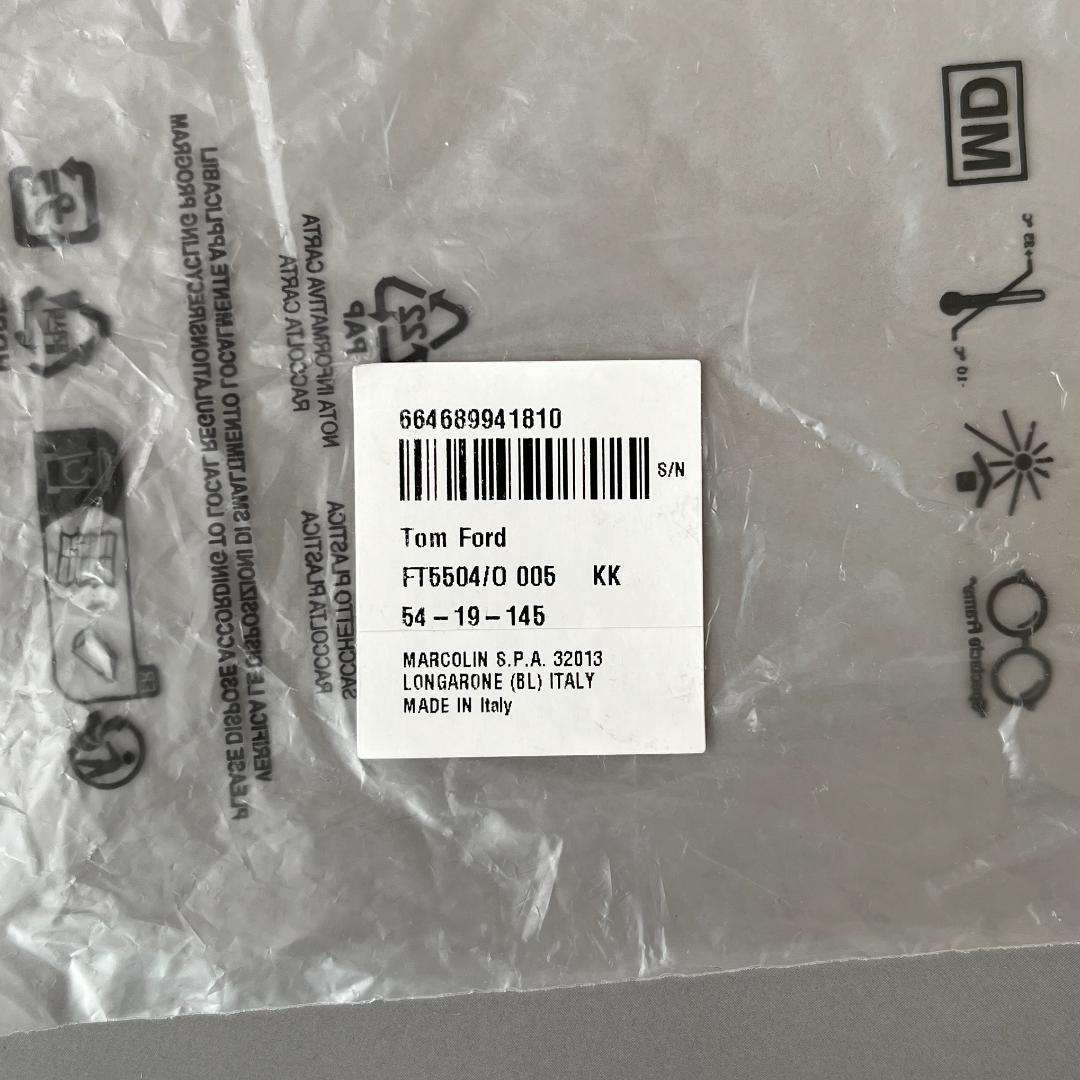 トムフォード メガネ アジアンフィット サーモント ブロー ブラック 黒 眼鏡