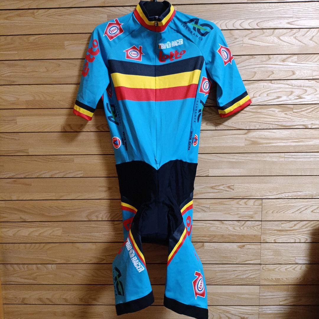 支給品　ベルギー代表　半袖スキンスーツ　ナショナルチーム　ワンピ　BELGIUM
