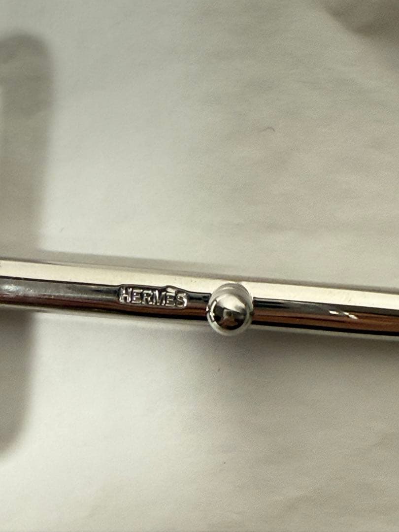 専用　美品！　エルメス　ビンテージ　ベルト　リバーシブル　シルバー　ロゴ