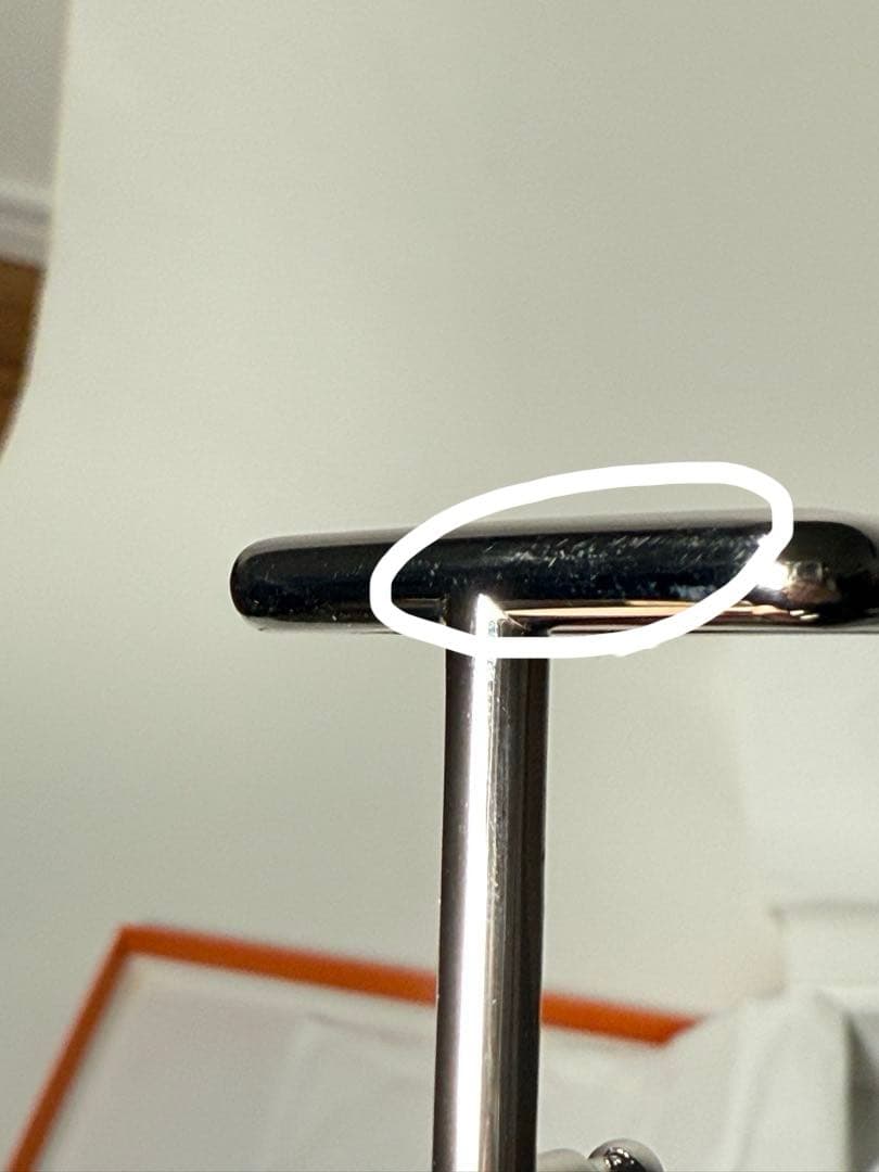 専用　美品！　エルメス　ビンテージ　ベルト　リバーシブル　シルバー　ロゴ