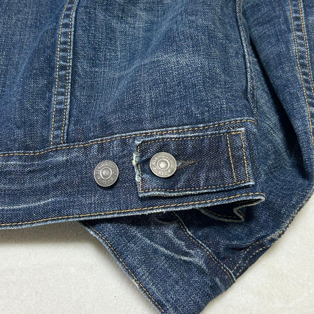 美品 ポロラルフローレン 星条旗 デニムジャケット Gジャンボア XXL 3L