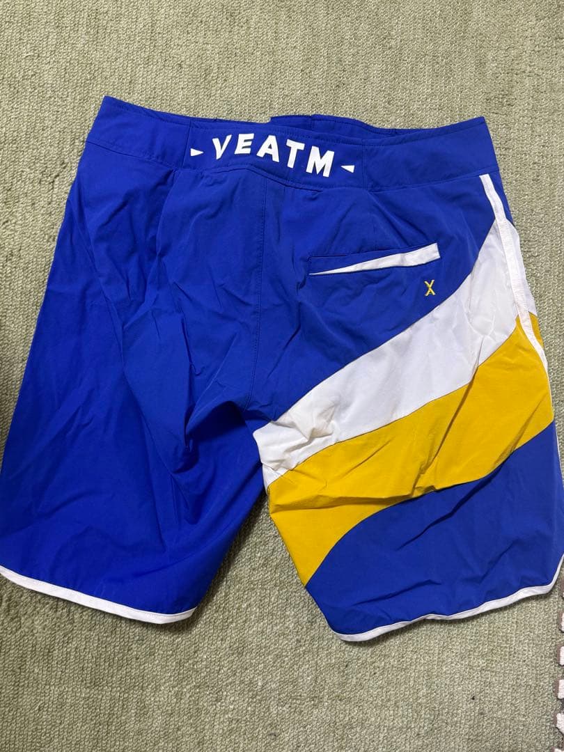 VEATM 青/黄 ストライプ 水着 Mサイズ