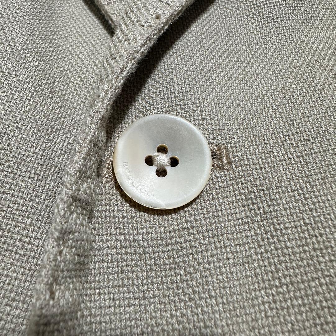 専用☆ボリオリ リネンアンコンジャケット ホップサック ベージュ