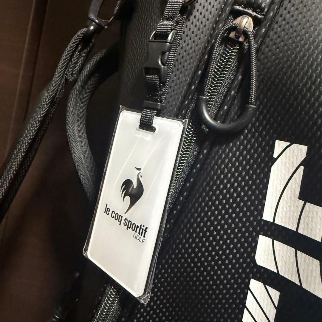 LECOQ SPORTIF LCSG82 キャディバッグ ゴルフバッグ ブラック