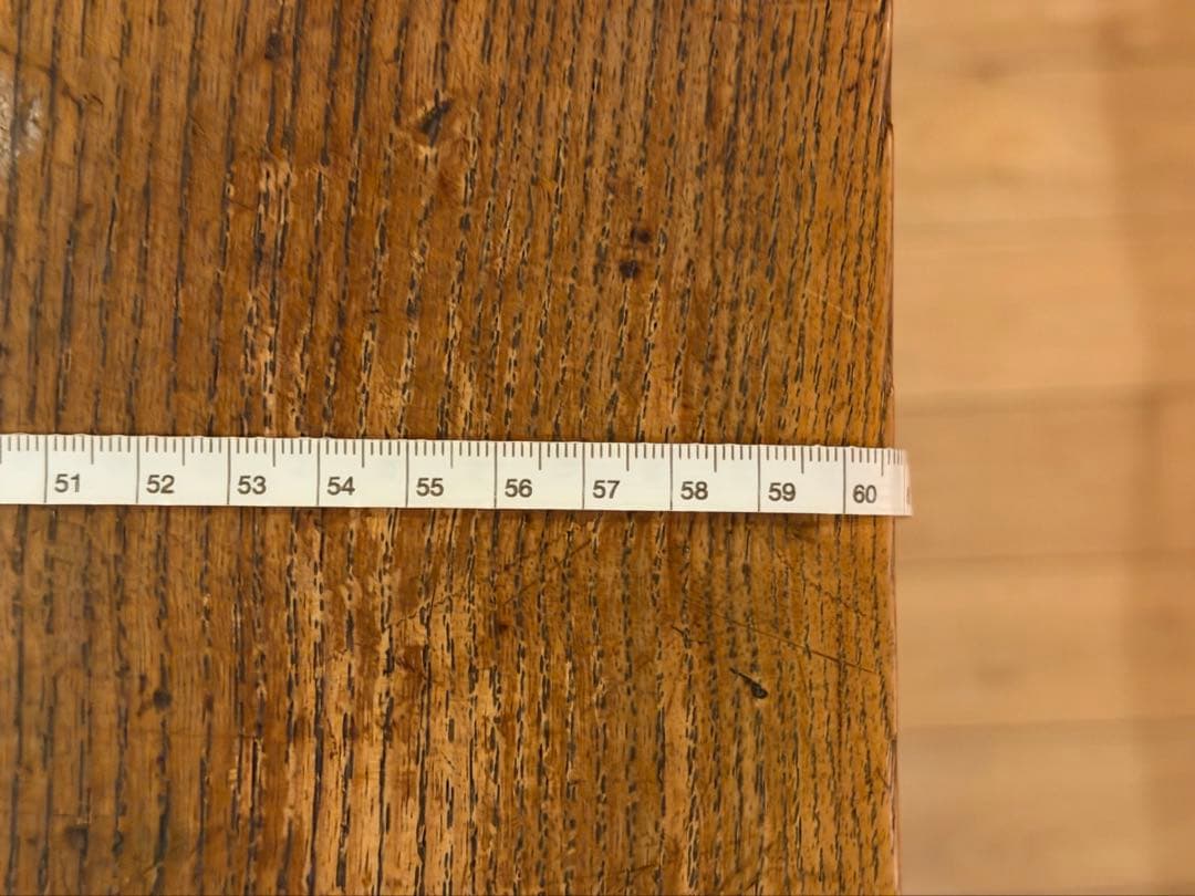 アンティークテーブル 棚付き 木製 ブラウン 作業台