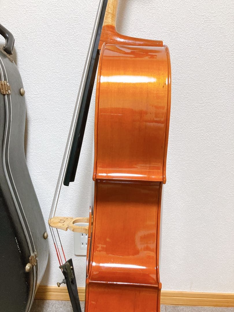 【ちげなべ】チェロ（no label) 4/4 ハードケース付　送料込み