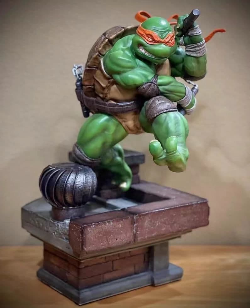 TMNT ミケランジェロ 1/4 スタチュー フィギュアTMNT ミケランジェロ 1