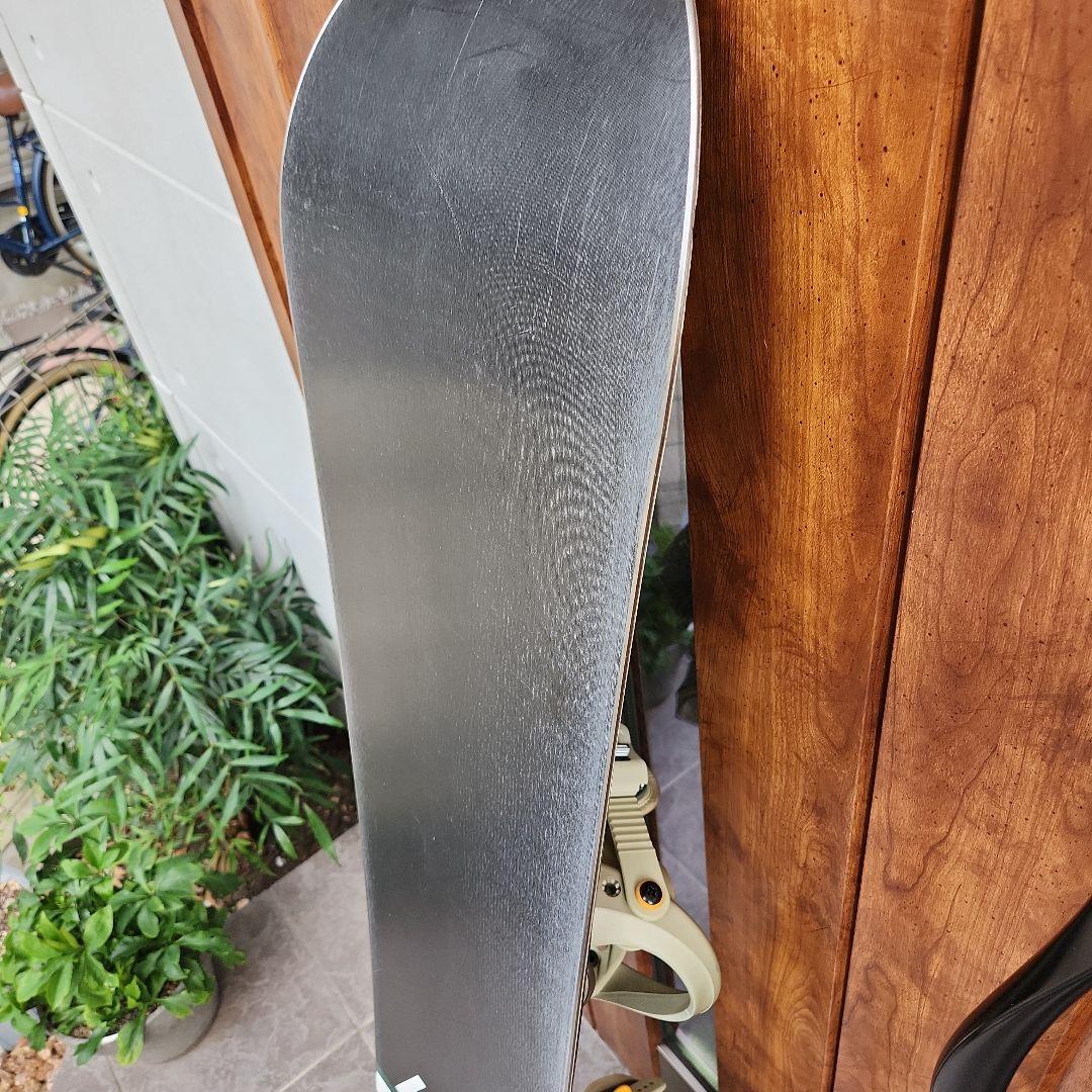 K2⭐スノーボードブラックイエロー グリーン バインディング・ケース付き　145