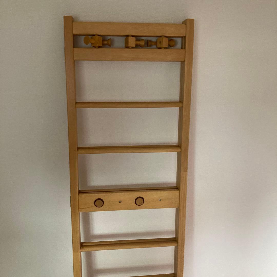 ハンガーラック 衝立風 天然木 高さ165cm 和室 和風洋服掛け