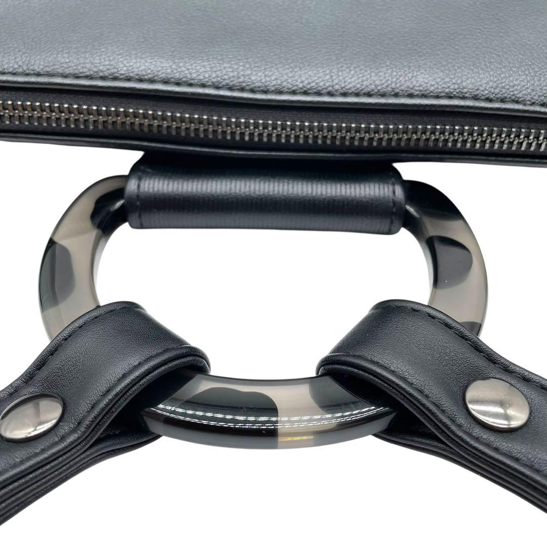 未使用級✨earPAPILLONNER 黒 2wayベッコウハンドルリュック