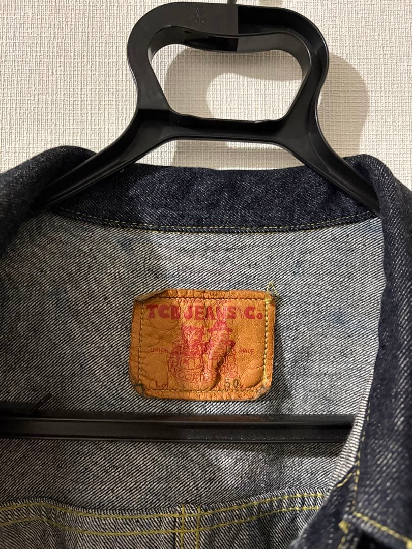 希少 未使用品 tcbジーンズ S40's Jacket 赤タブ　サイズ50