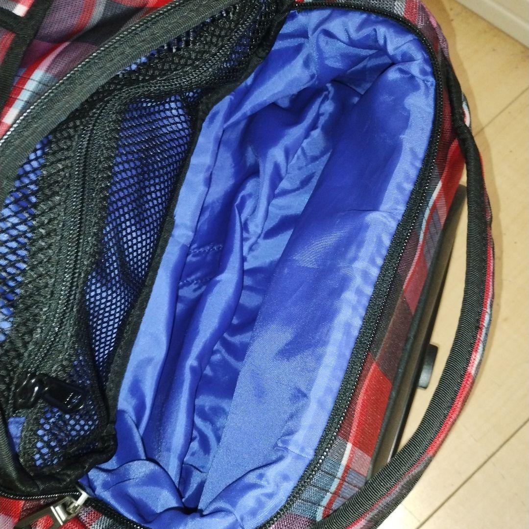 【美品】BURTON バートン キャリーバッグ チェック柄 マルチカラー 静音