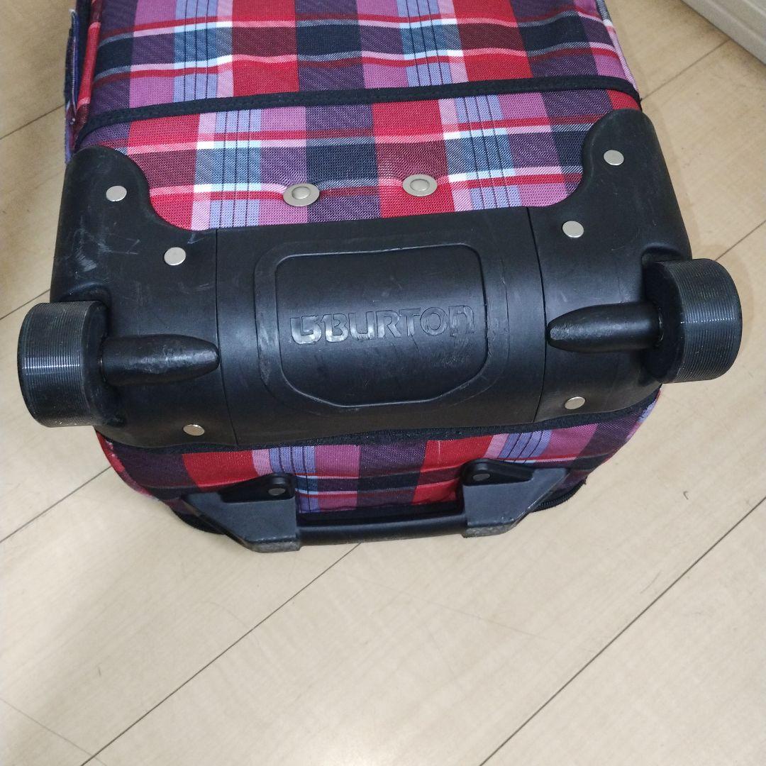 【美品】BURTON バートン キャリーバッグ チェック柄 マルチカラー 静音