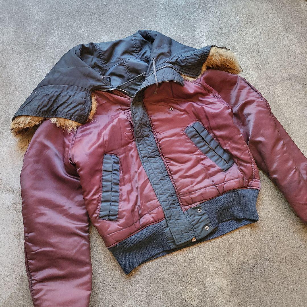 90sAVIREX N-2B フライトジャケット ショート丈 バックロゴ