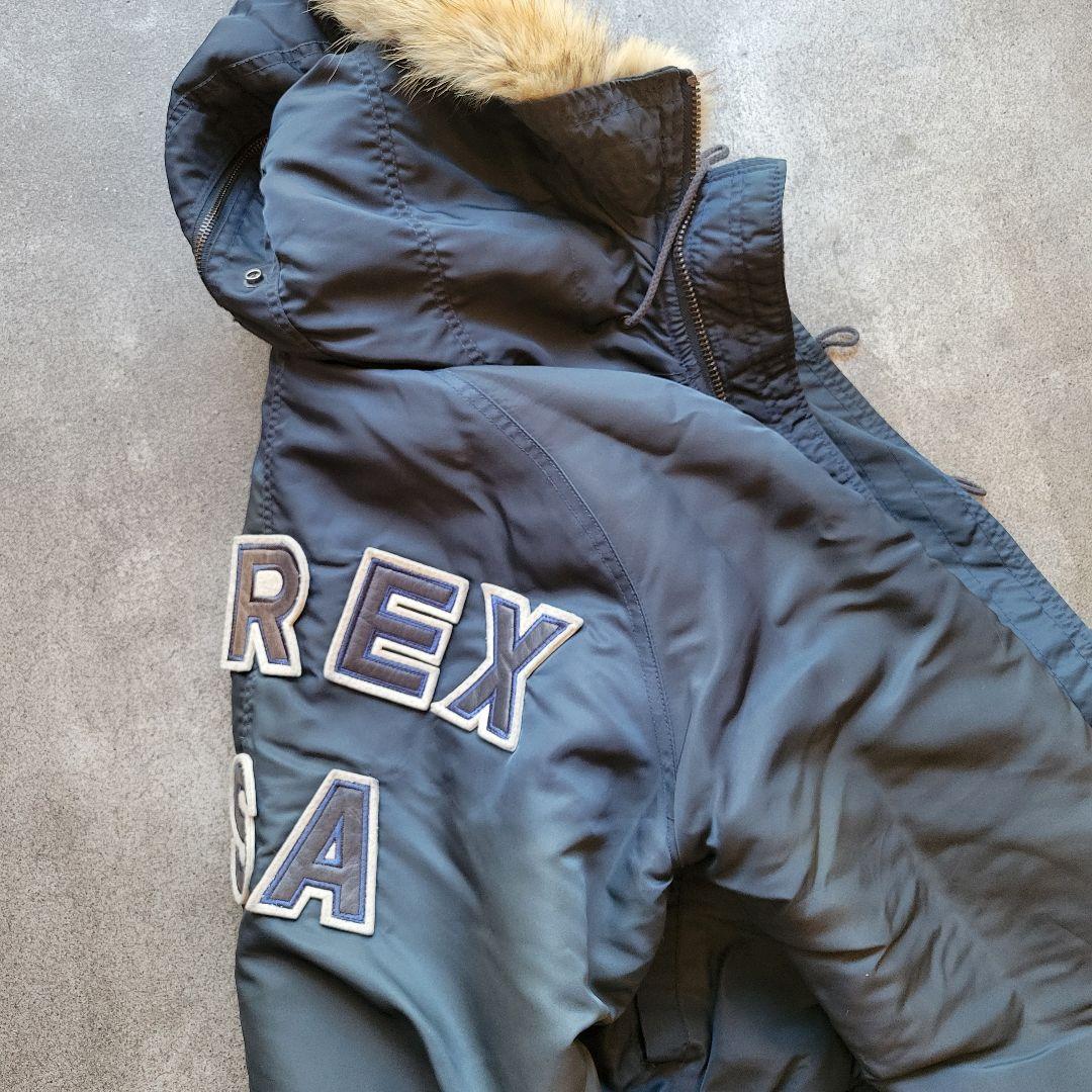 90sAVIREX N-2B フライトジャケット ショート丈 バックロゴ