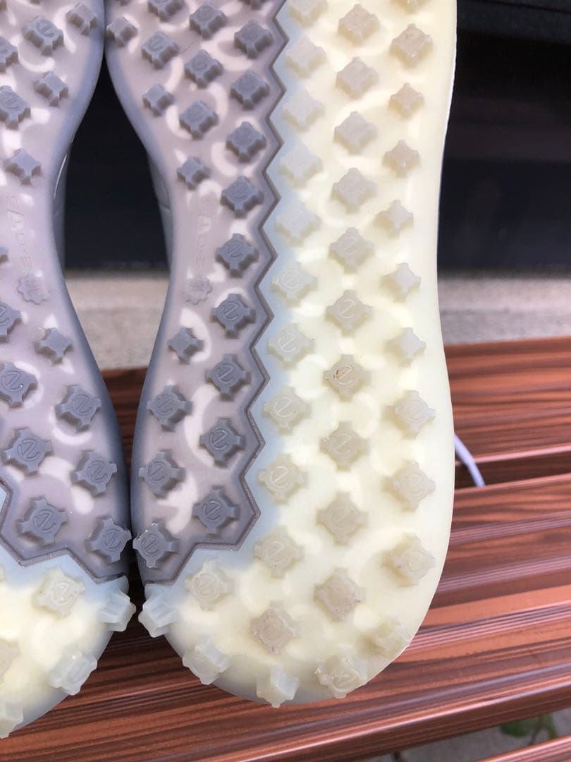 247番 新品未使用ECCOゴルフシューズ グレー36 23.0cmスパイクレス