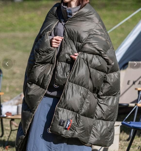 ナンガ nanga ekal 別注 ダウンブランケット 黒 ブラック 新品