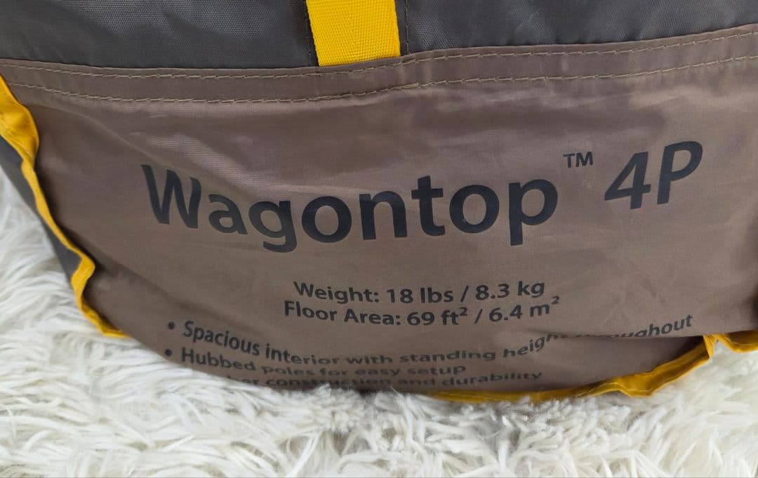 未使用　NEMO　ニーモ ワゴントップ 4P キャニオン