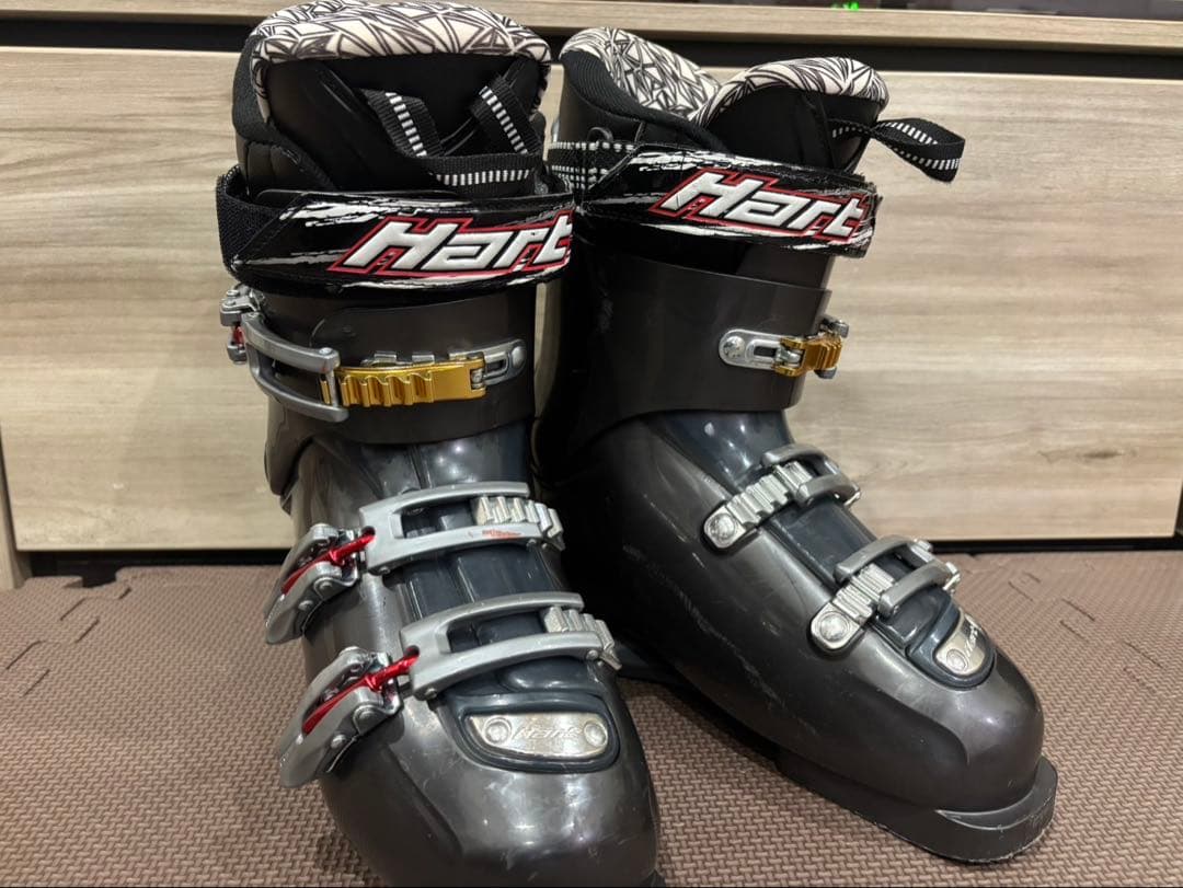 Hart スキー靴とSALOMONファンスキー板 セット