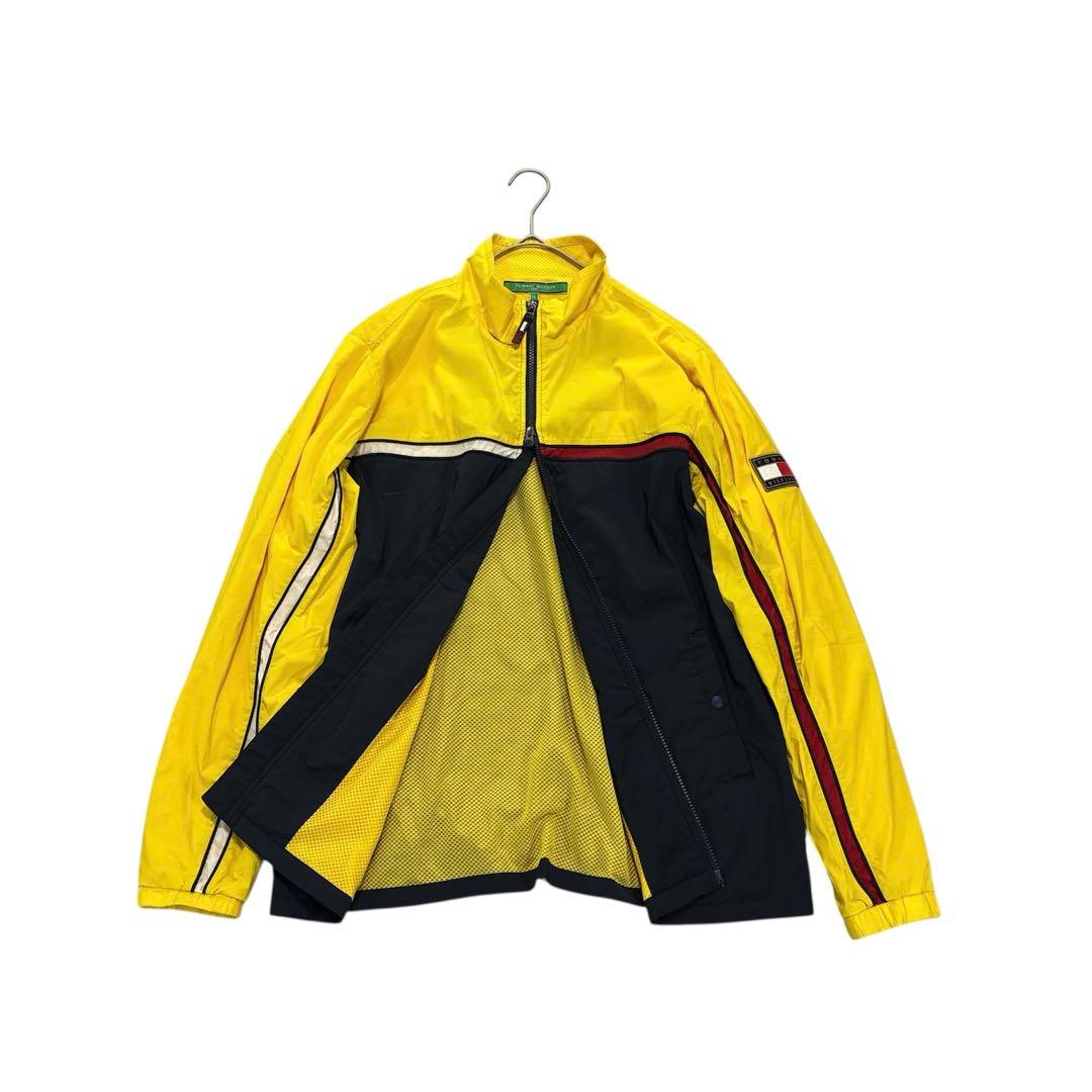 トミーヒルフィガーゴルフ　ナイロンジャケット　LL イエロー　ネイビー　メンズ