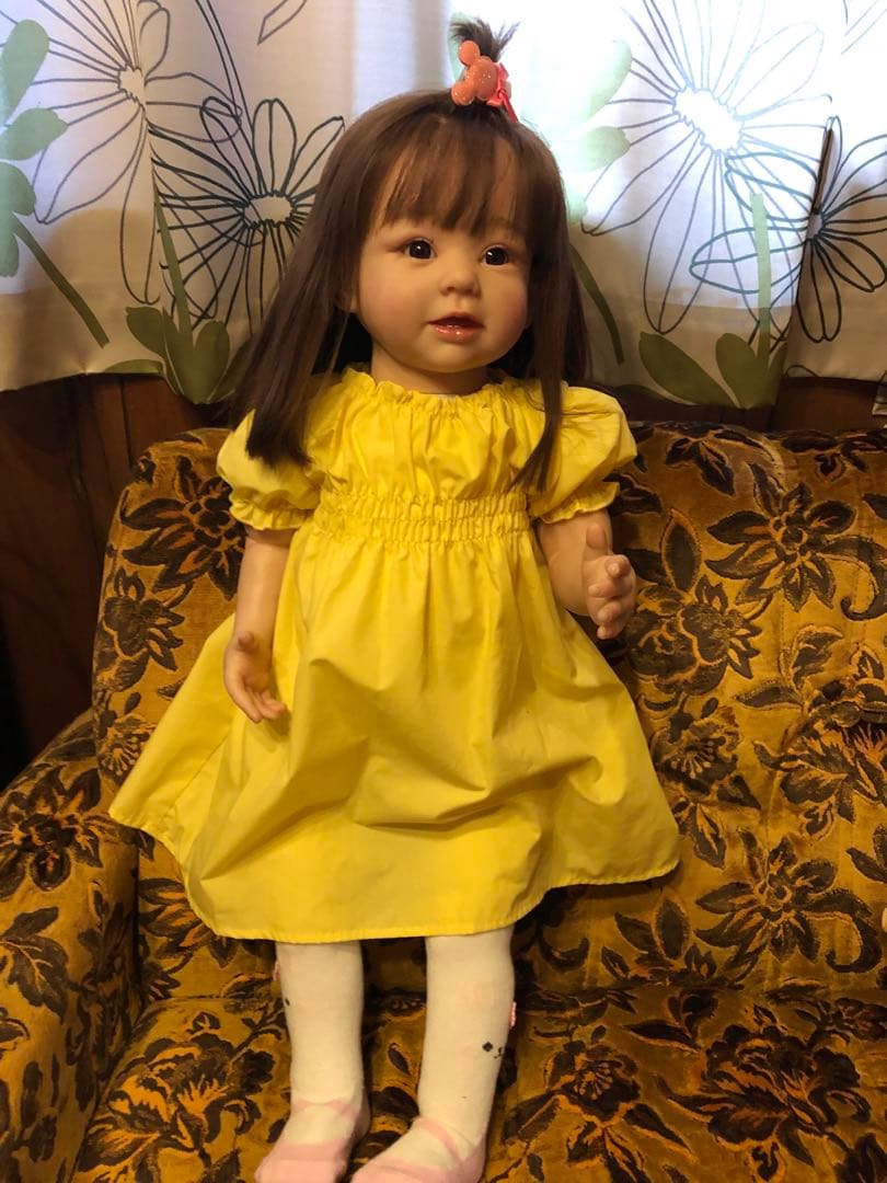 リボーンドール⭐️青いドレスの人形とティアラ