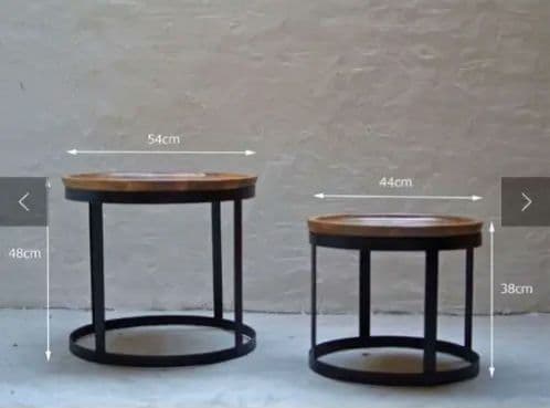 LIFE FURNITURE 　 ライフファニチャー　テーブル　S／L セット