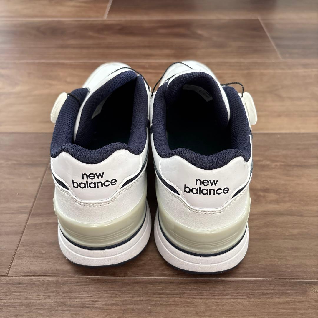 New Balance 574 ゴルフシューズ ホワイト/ネイビー
