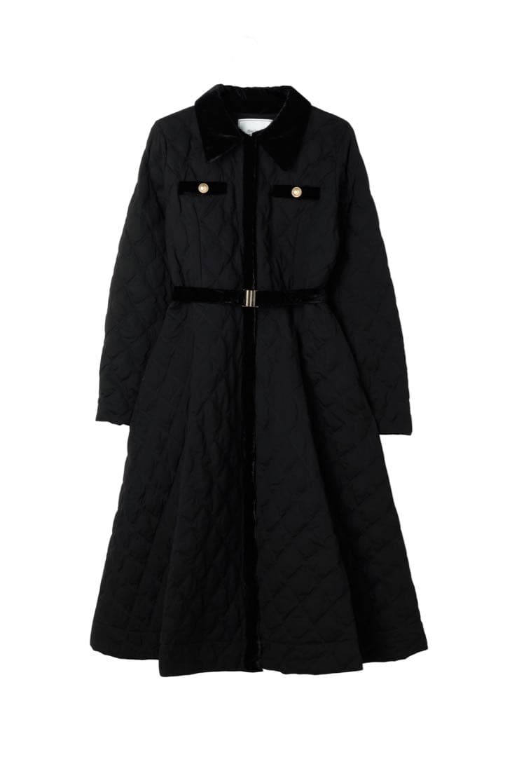 ジャケット・アウター Liora Long Quilted Down Coat