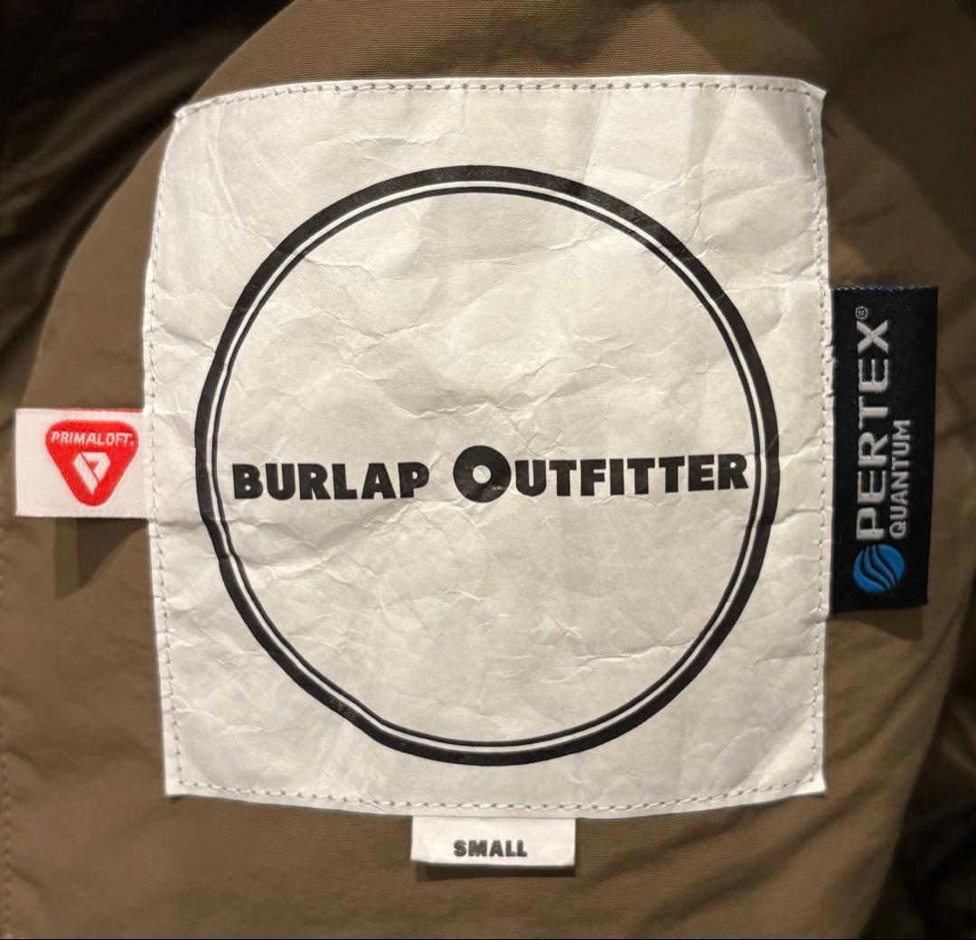 【新品】BURLAP OUTFITTER COLD WEATHER COAT。