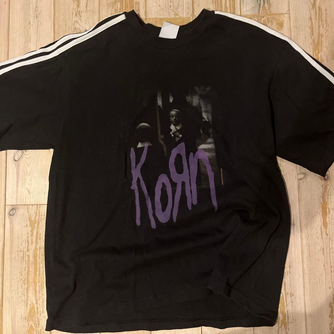 Korn Adidas Tシャツ Lサイズ - メルカリ