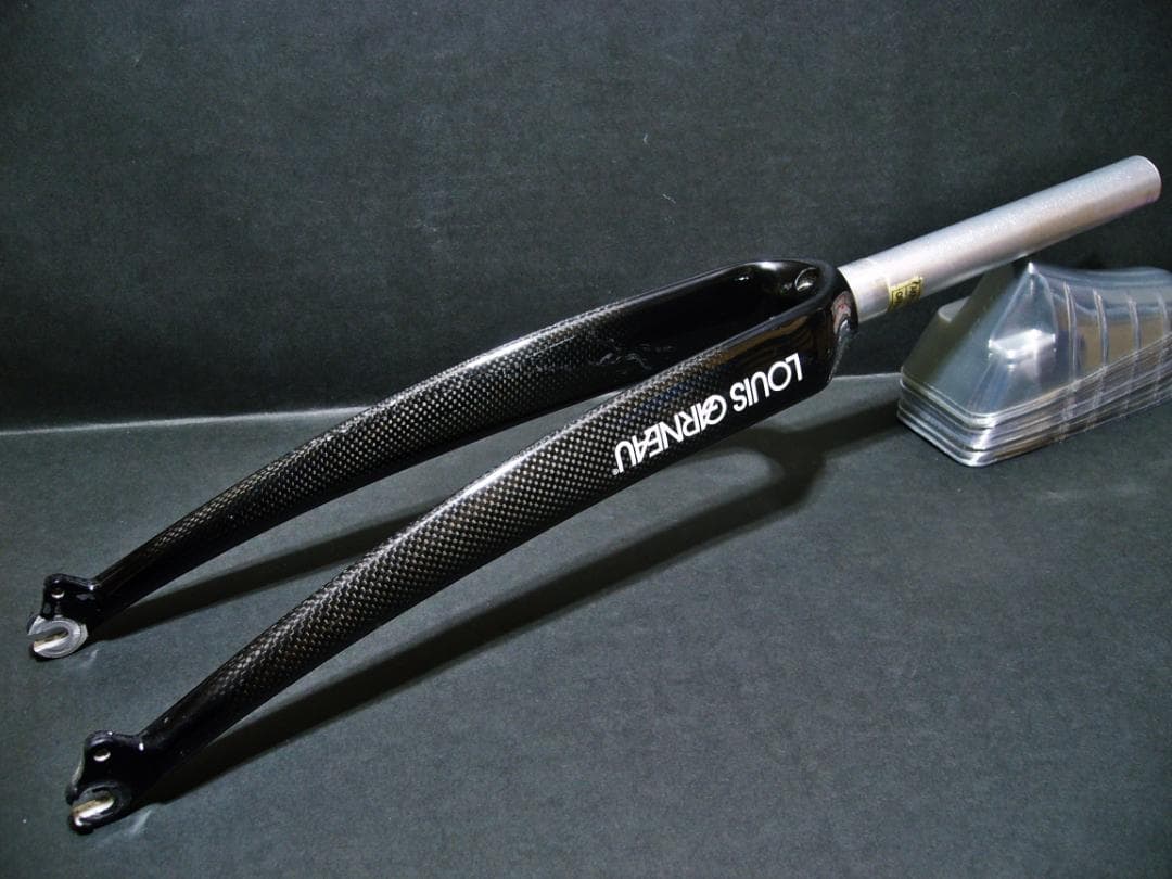 美品　GARNEAU　ルイガノ カーボン フロントフォーク ダボ付き 32cまで