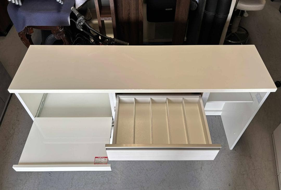 ほたきき NITORI キッチンカウンター(リガーレ160CT WH)